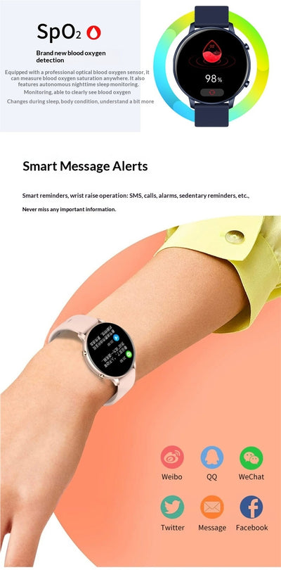 Pulsera Deportiva Inteligente con Pantalla Táctil - Monitor de Frecuencia Cardíaca y Podómetro - Image 30