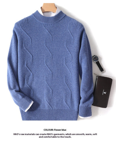 Suéter Grueso de Cuello Alto para Hombre - Abrigo Cálido de Invierno - Image 30