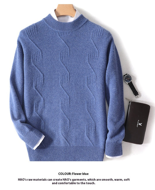 Suéter Grueso de Cuello Alto para Hombre - Abrigo Cálido de Invierno - Image 30