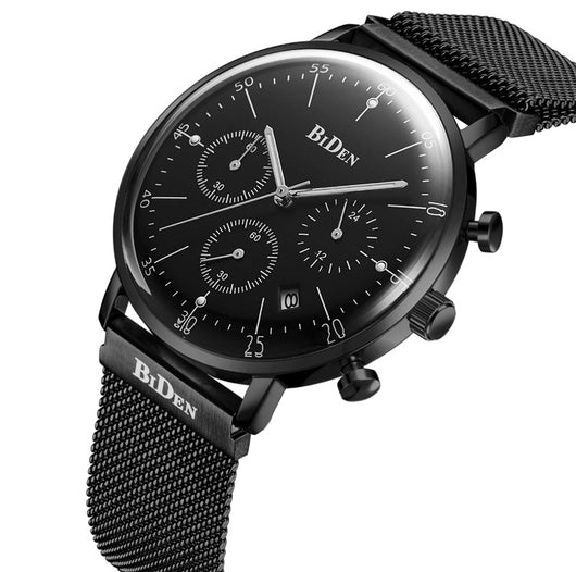 Reloj Elegante de Malla Ultrafina con Tres Esferas - Diseño Minimalista - Image 9
