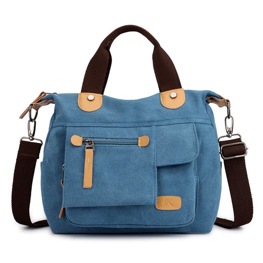 Bolsa de Lona Retro Casual para Mujer - Image 8