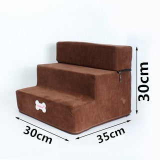Escaleras para Mascotas - Rampa de 3 Escalones con Cama Integrada para Perros y Gatos - Image 7