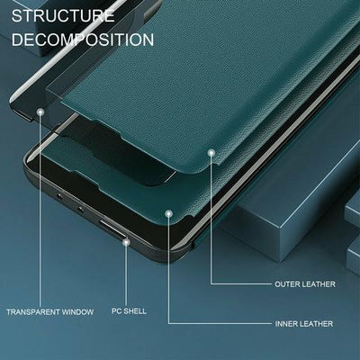 Funda Magnética con Soporte Lateral para Teléfono - Protección Premium en Cuero - Image 15