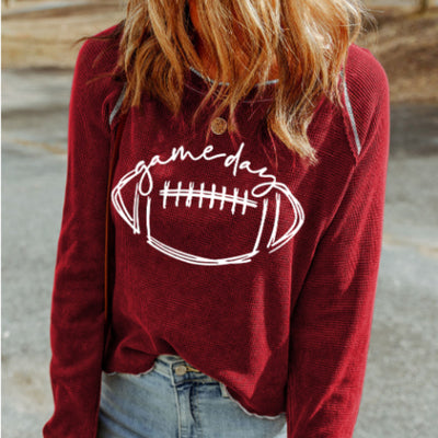 Buzo Térmico Rugby Match Day Rojo con Estampado Gráfico - Image 10
