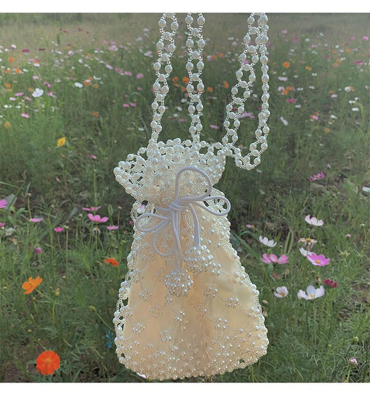 Mochila Tejida Retro Crema para Mujer - Estilo Primavera Verano - Image 11