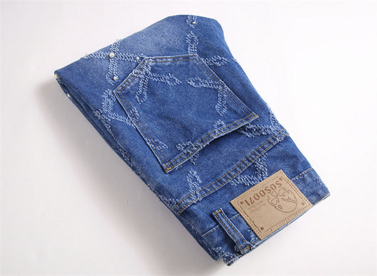 Pantalones Skinny Denim con Bordado de Perlas - Estilo Urbano Trendy - Image 15