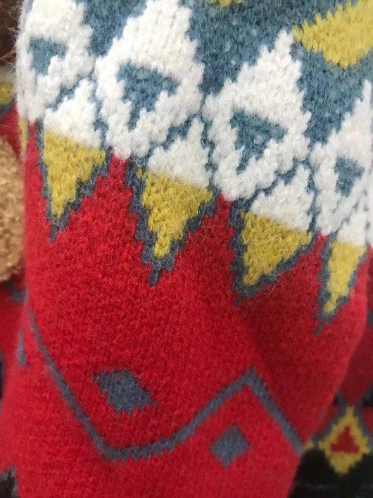Suéter Holgado Estampado Otoño Invierno con Diseños Infantiles - Image 10