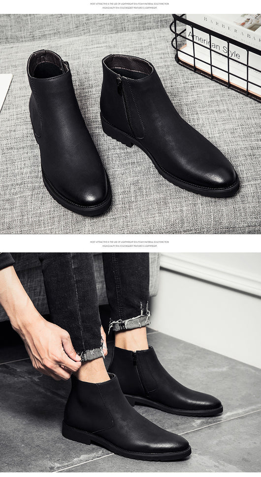 Botas Cortas Retro Coreanas - Image 18