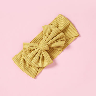 Diadema Elástica Ancha con Moño para Bebé y Niña - Image 23