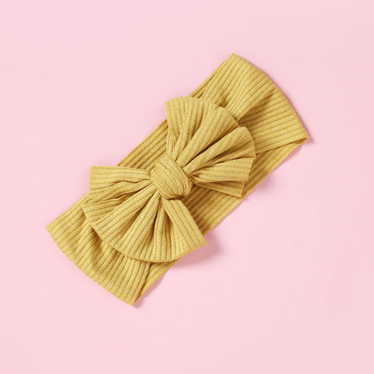 Diadema Elástica Ancha con Moño para Bebé y Niña - Image 23
