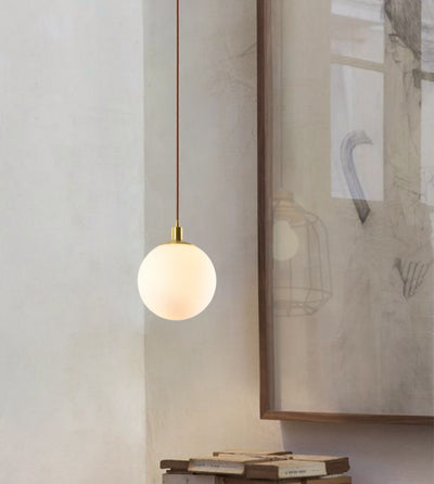 Lámpara Colgante Esférica de Cristal para Dormitorio - Image 11
