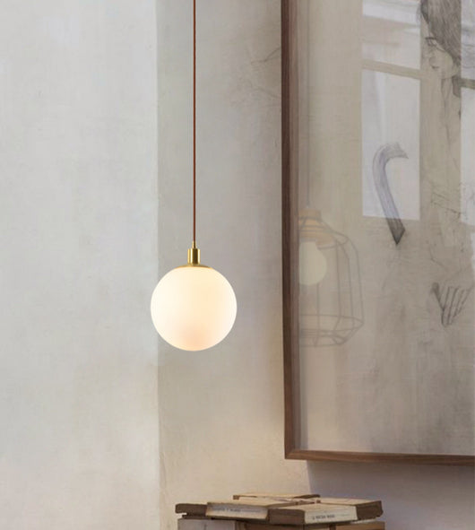 Lámpara Colgante Esférica de Cristal para Dormitorio - Image 11