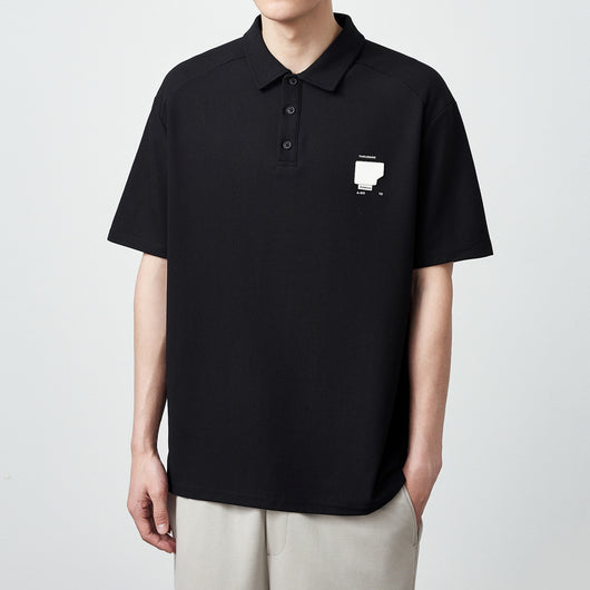 Polo Manga Corta Textura Waffle Oversize para Hombre 240g - Image 2