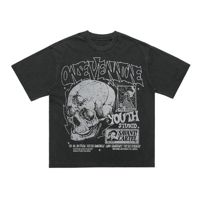 Camiseta Suelta Estampado Diseño Urbano para Hombre - Image 6