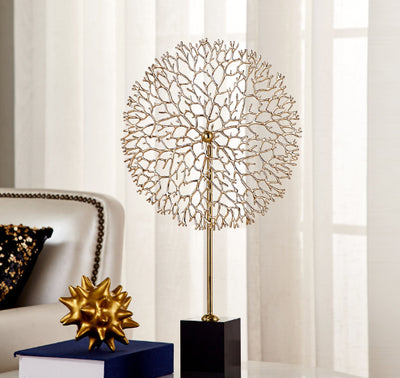 Árbol de Coral Decorativo Metálico Lujo - Escultura para Entrada y Sala de Estar - Image 3