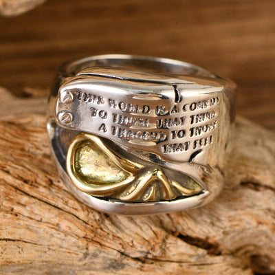 Anillo Retro de Plata 925 Negro para Hombre - Image 3