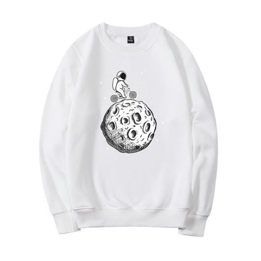 Sudadera Casual Astronauta en el Espacio - Estampado Moderno Manga Larga - Image 2