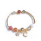 14K Dorado Covered Natural Sunstone Moonstone Bracelet MoonstoneSunstoneStrawberry