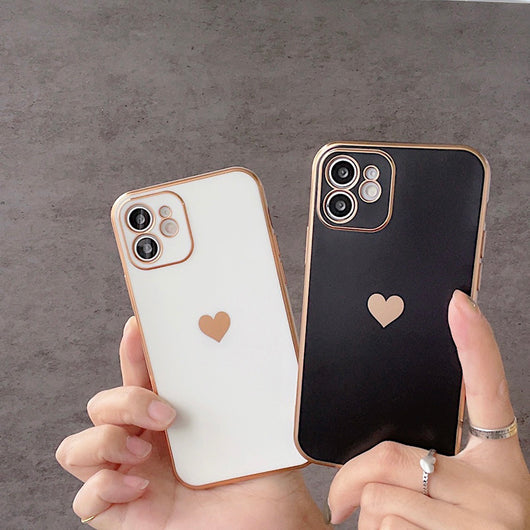 Funda Protectora para Celular con Acabado Mate Frosted y Detalles de Amor - Image 4
