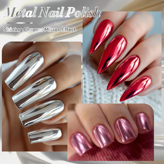 Esmalte de Uñas Espejo Metalizado Secado Rápido sin Horno - Image 41