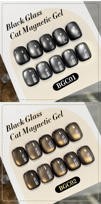 Esmalte Gel UV Degradado con Efecto Ojo de Gato y Microesferas de Cristal - Image 15