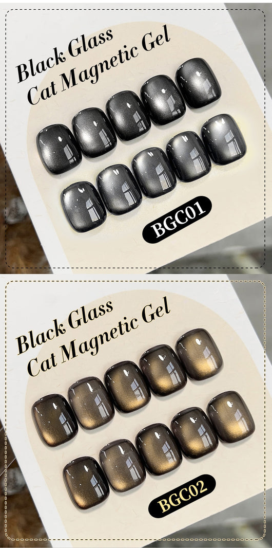 Esmalte Gel UV Degradado con Efecto Ojo de Gato y Microesferas de Cristal - Image 15