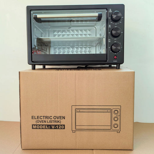 Horno Eléctrico Multifunción 25L con Doble Capa para el Hogar