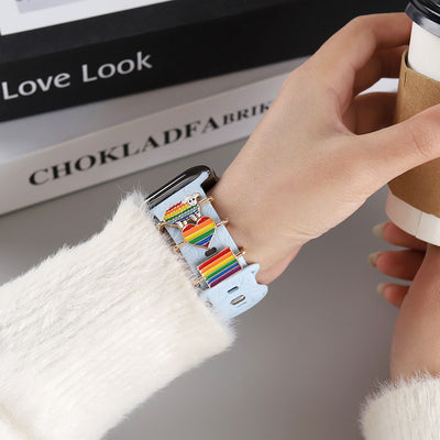 Reloj de Pared Metal Arcoíris con Amor y Diseño Infantil - Image 30