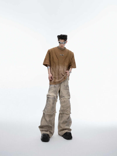 Ropa de Trabajo Vintage Desgastada con Teñido Natural - Image 11