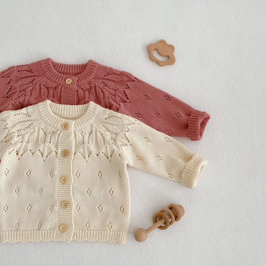 Chaqueta Tejida Calada para Niños - Diseño Versátil y Fresco - Image 15