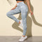 Pantalones Deportivos Yoga Tie Dye Sin Costuras para Mujer
