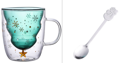 Vaso Navideño de Doble Pared en Vidrio Borosilicato - Image 9