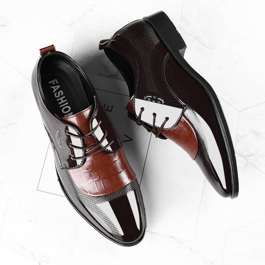 Zapatos de Vestir Ejecutivos Talla Grande para Hombre con Cordones - Image 5