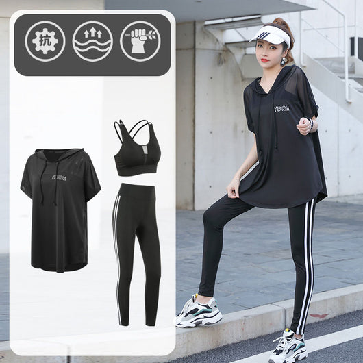 Conjunto de Yoga Suelto para Mujer - Tela Transpirable de Secado Rápido - Image 10