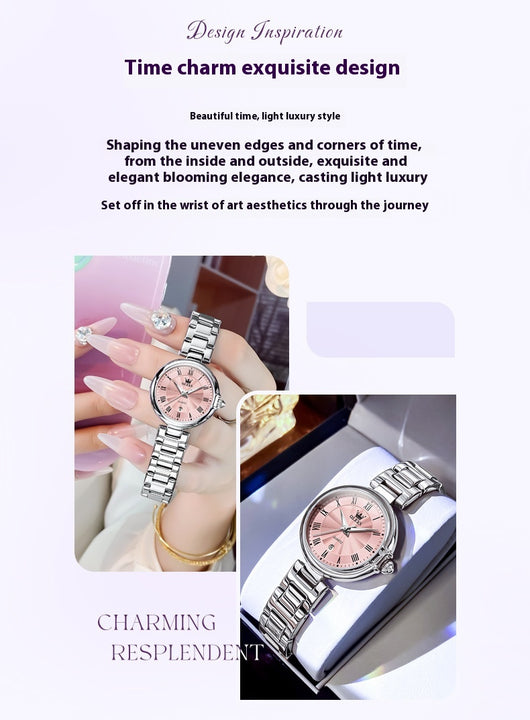 Reloj Mujer Calendario Luminoso Resistente al Agua con Cuarzo - Image 11