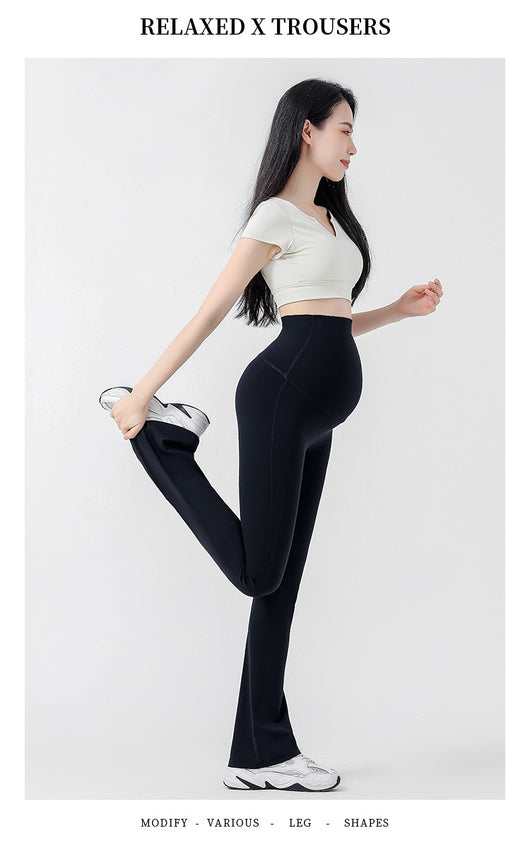 Pantalones Yoga Premamá Acampanados - Comodidad y Estilo para el Embarazo - Image 14