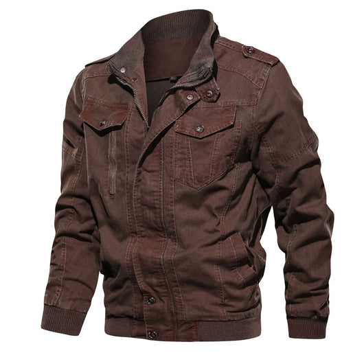 Chaqueta Militar Retro Talla Grande - Primavera y Otoño - Image 9