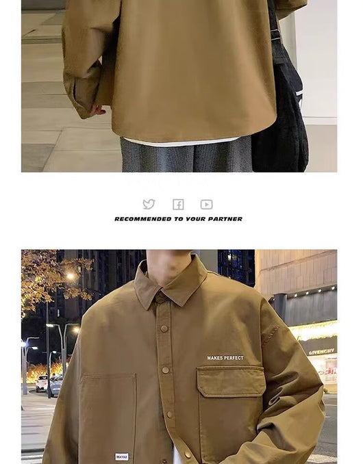 Cardigan Oversized Suelto de Manga Larga para Hombre - Image 18