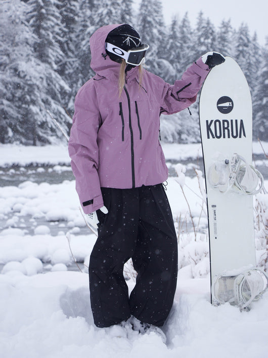 Chaqueta de Snowboard Impermeable para Mujer con Costuras Selladas - Image 24