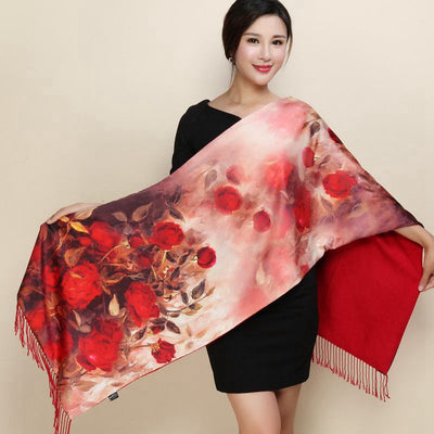 Pashmina de Seda Larga - Chal Elegante Versátil - Image 31