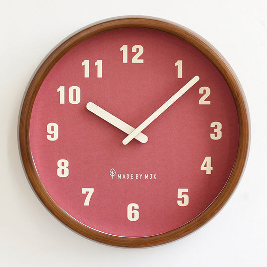 Reloj de Pared Minimalista Moderno en Madera Maciza Estilo Retro