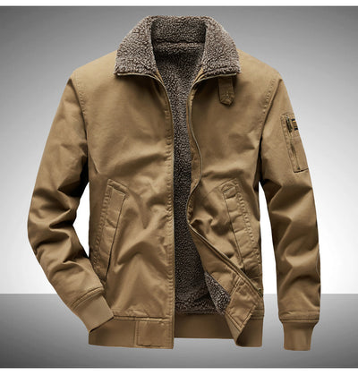 Overol Casual Holgado de Algodón Grueso Forrado en Fleece para Tallas Grandes - Image 26
