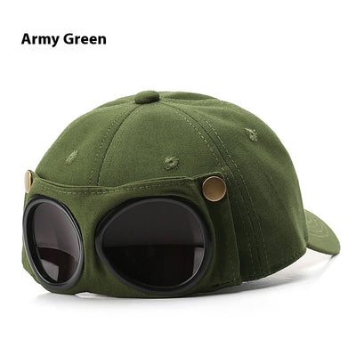Gafas de Sol Piloto Personalizadas con Gorra - Estilo Aviador para Hombre - Image 9