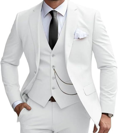 Traje Slim Fit Ejecutivo para Hombre - Elegancia Formal y Temperamento Empresarial - Image 19
