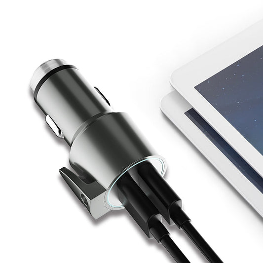 Cargador de Auto Dual USB 5V 2.4A con Cortador de Emergencia - Carga Rápida Inteligente - Image 2