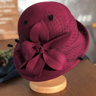 Sombrero Elegante de Malla para Dama Estilo Británico - Image 5
