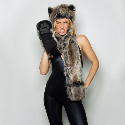 Conjunto Infantil 3 en 1: Gorro, Bufanda y Guantes de Peluche Animal - Image 4