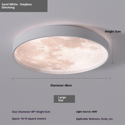 Lámpara de Techo Moderna Moon - Diseño Creativo para Dormitorio - Image 14