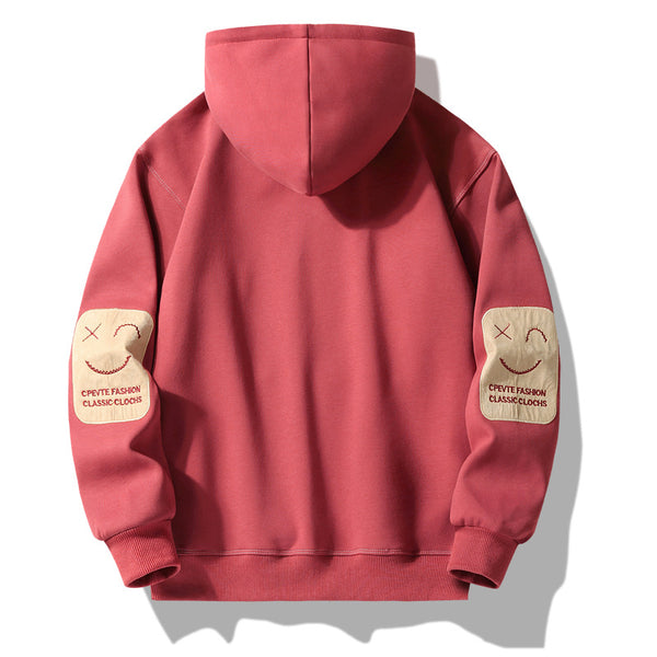 Sudadera de Algodón para Hombre con Forro Polar y Corte Holgado