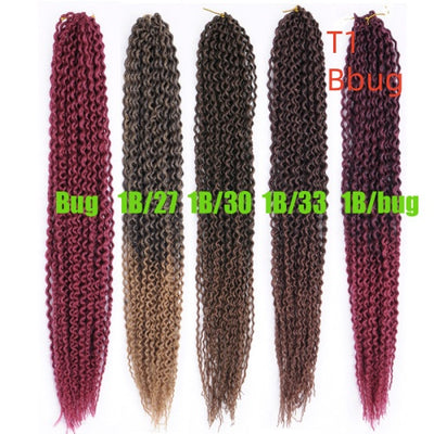 Peluca Larga Rizada Negra con Trenzas - Image 11